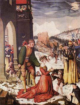 Hans Baldung Grien Beheading of St Dorothea by Baldung Spain oil painting art